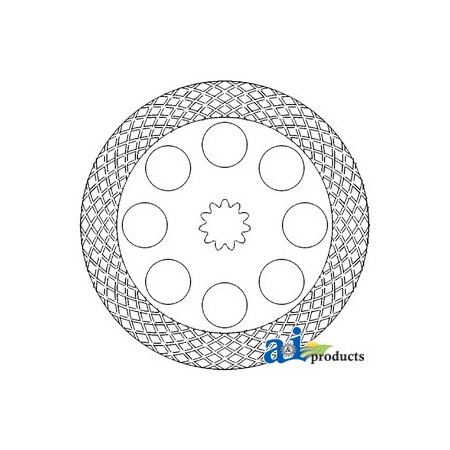 A & I Products Disc, Brake 12" x12" x0.2" A-RE43390